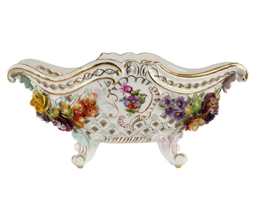 DRESDEN PORCELAIN RETICULATED