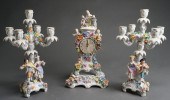 DRESDEN PORCELAIN THREE-PIECE