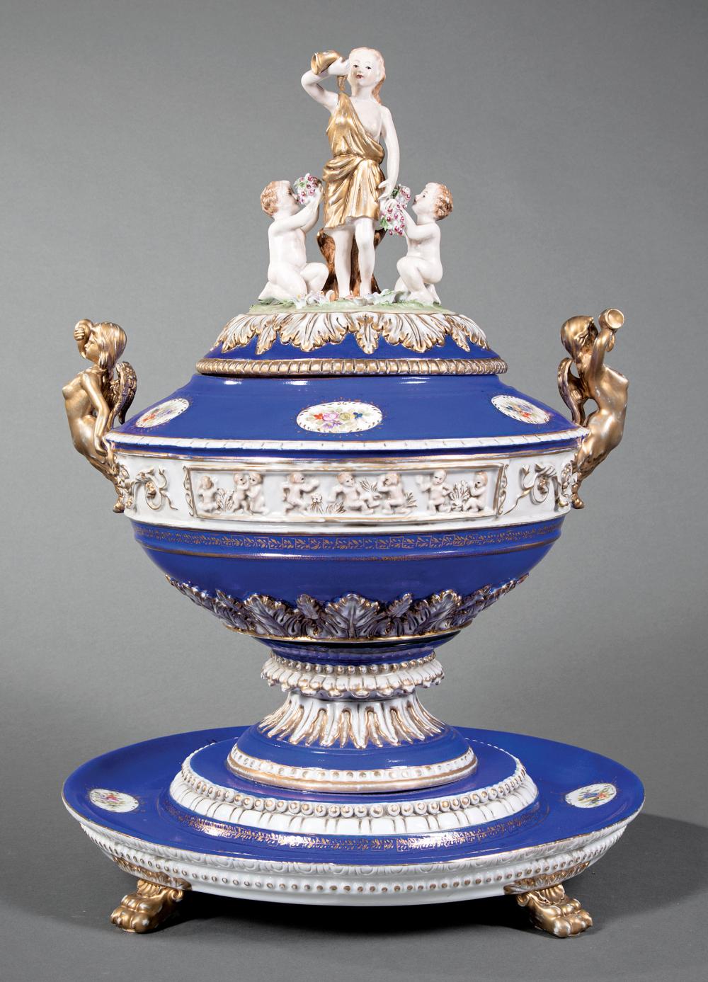 DRESDEN PORCELAIN TUREENDresden