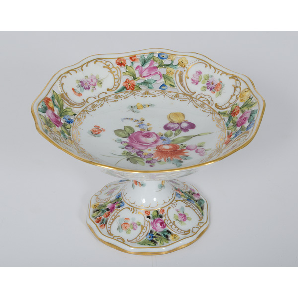 Dresden Reticulated Compote