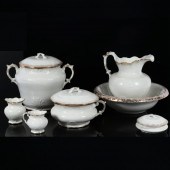 DRESDEN SEMI PORCELAIN 7PC CHA