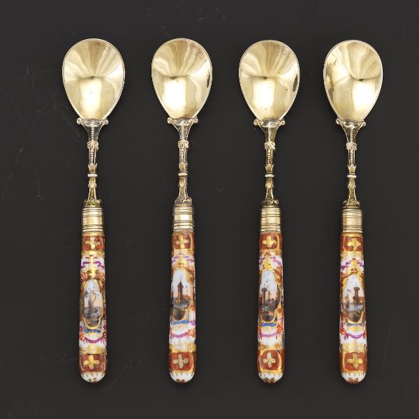 DRESDEN SILVER SPOONS WITH