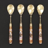 DRESDEN SILVER SPOONS WITH POR