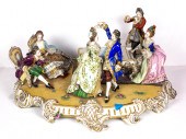 DRESDEN STYLE PORCELAIN CRINOL