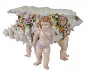 DRESDEN-STYLE PORCELAIN FIGURA