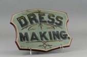 ''DRESS MAKING'' TRADE SIGN Si