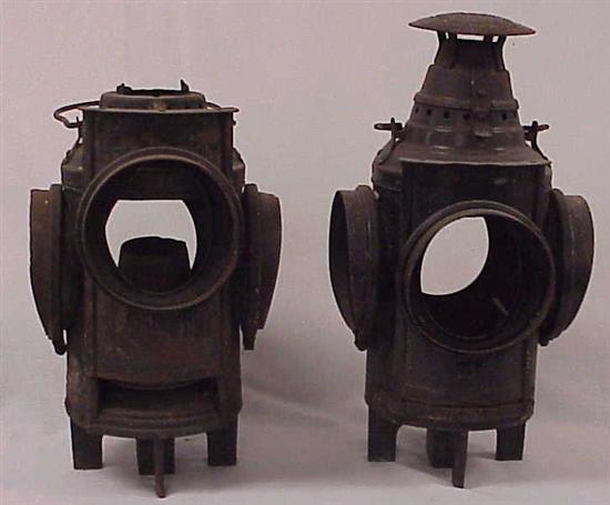 Dressel tall lantern; along with