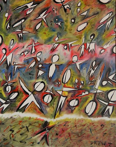 DREW ACRYLICDrew (American 20thc.)-