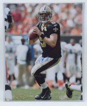 DREW BREES AUTOGRAPHED PHOTOGR