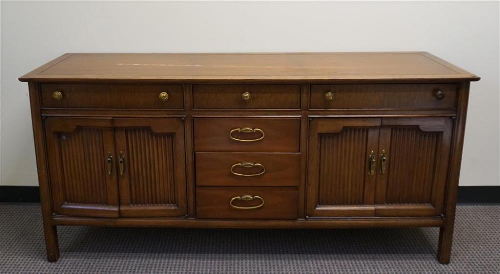 DREXEL CHERRY TRIPLE DRESSER, H: