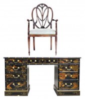 DREXEL CHINOISERIE DECORATED F