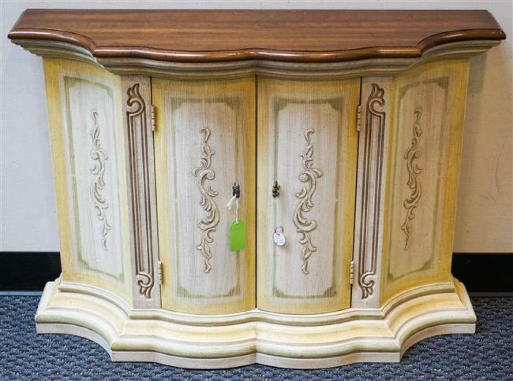 DREXEL DECORATED CHERRY TOP CONSOLE