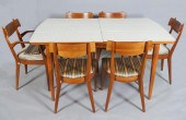 DREXEL DINING ROOM TABLE AND S