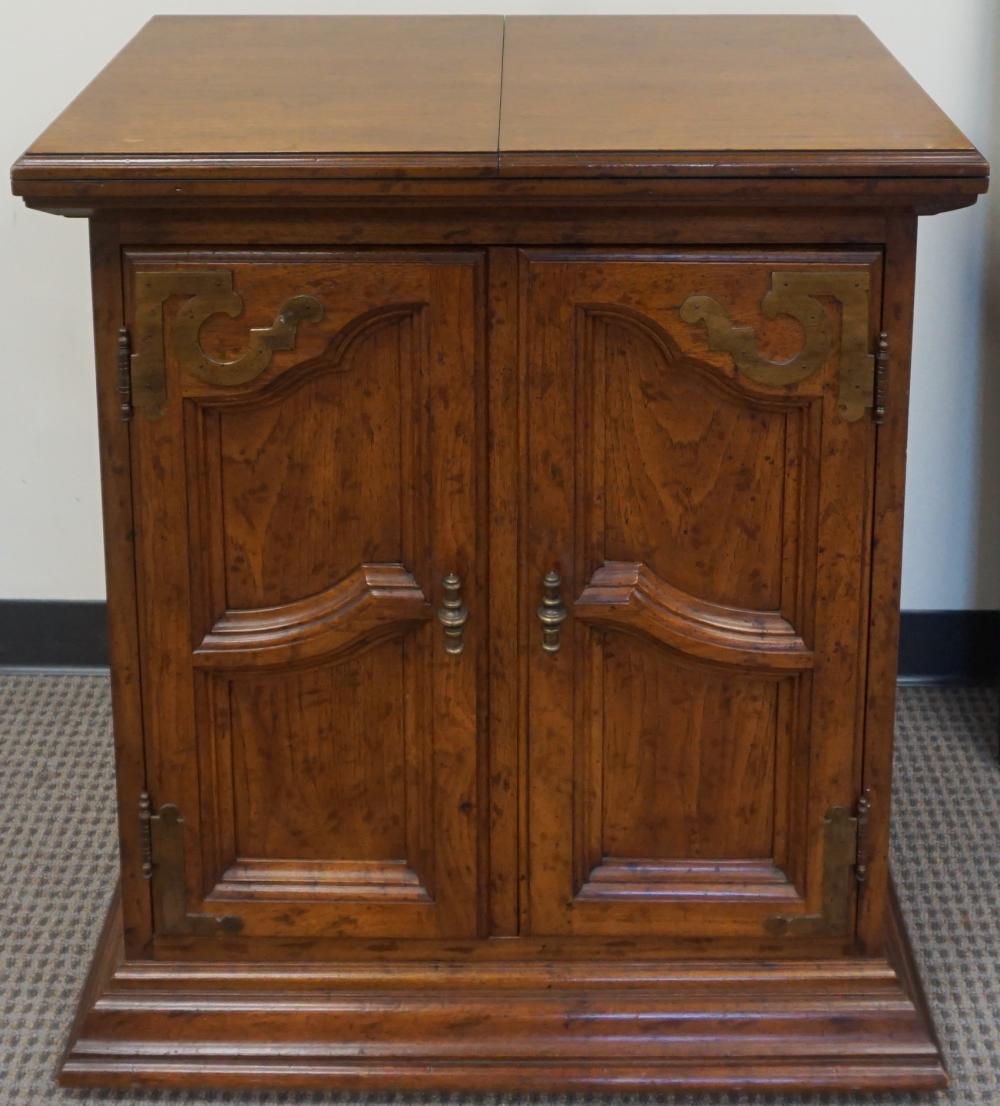 DREXEL FRUITWOOD FOLD-TOP BAR, WHEN