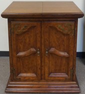 DREXEL FRUITWOOD FOLD-TOP BAR,