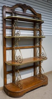 DREXEL GILT PAINTED WROUGHT IR
