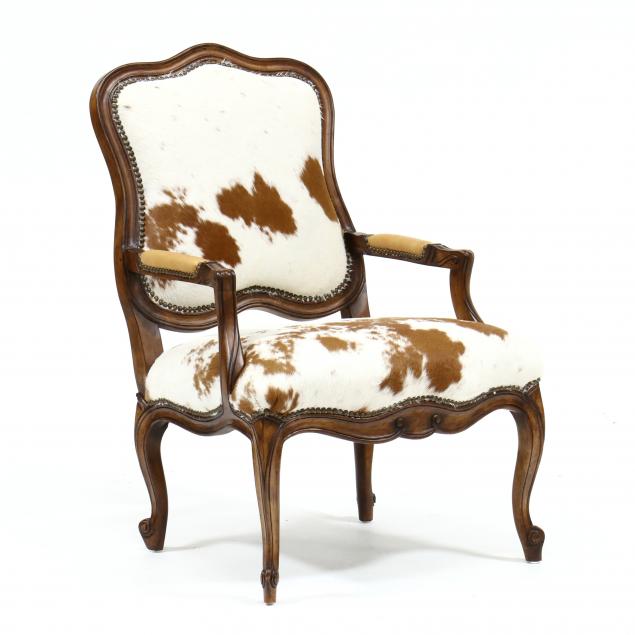 DREXEL HERITAGE, HIDE UPHOLSTERED
