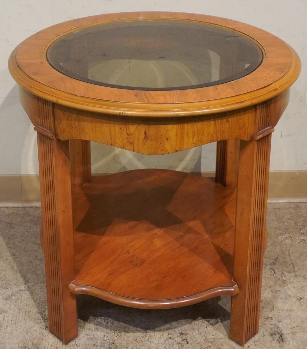 DREXEL INLAID AND MIXED FRUITWOOD