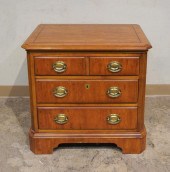 DREXEL INLAID FRUITWOOD BEDSID