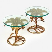 DREXEL PAIR OF ALUMINUM "LILY"