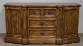 DREXEL PECAN AND OAK SIDEBOARD