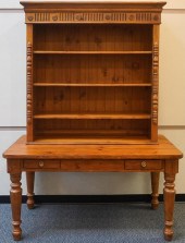 DREXEL PINE HUTCH CABINET, 83