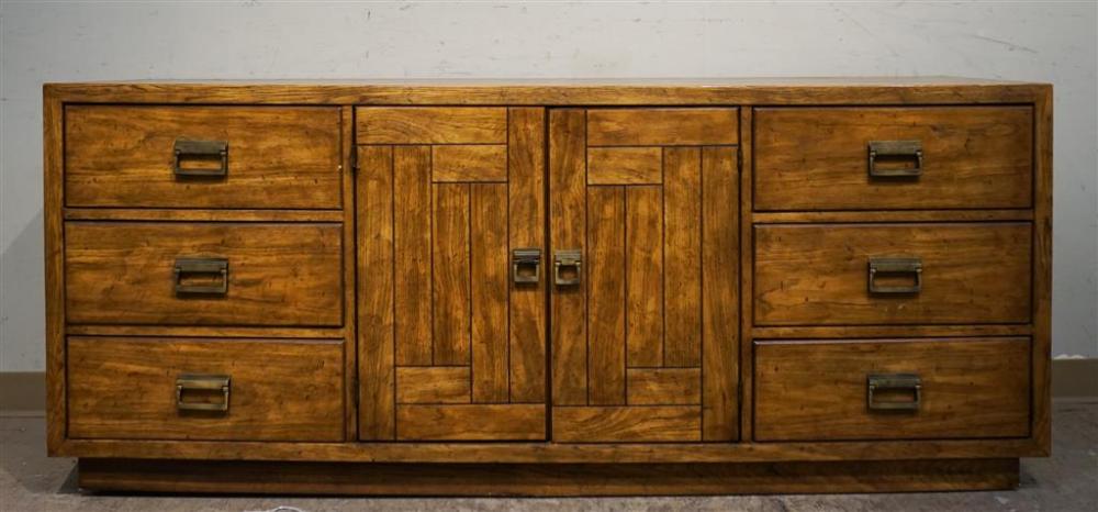 DREXEL 'WOODBRIAR' FRUITWOOD TRIPLE