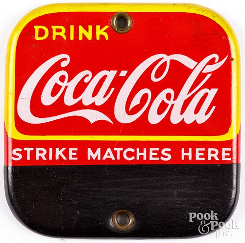DRINK COCA-COLA PORCELAIN MATCH