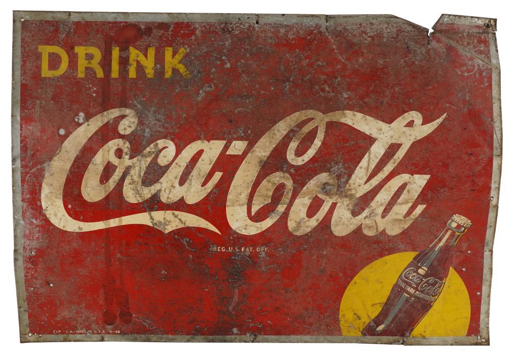 DRINK COCA-COLA SIGNCondition: with