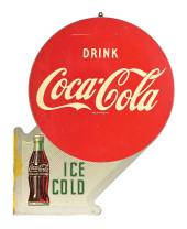 DRINK ICE COLD COCA-COLA FLANG