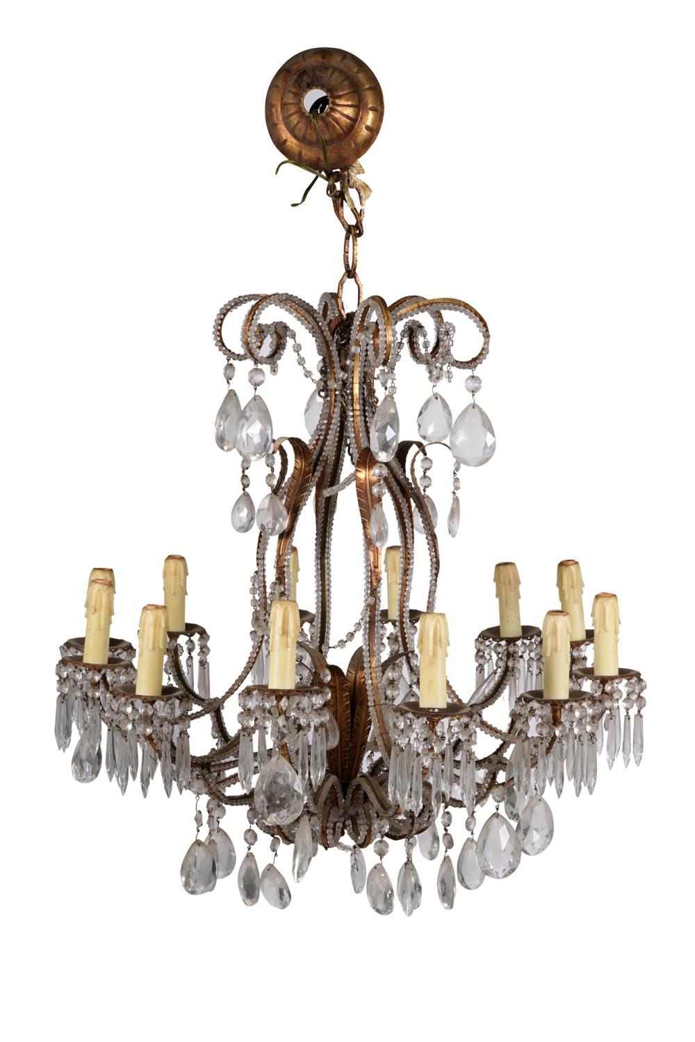 DROP CRYSTAL TWELVE-LIGHT