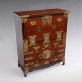 DROP FRONT TONSU CABINET/DESK: