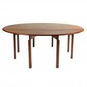 DROP LEAF DINING TABLE & FOUR