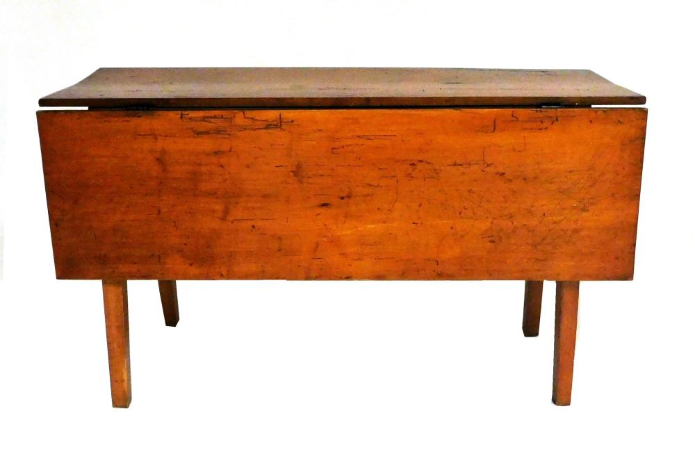 DROP LEAF DINING TABLE, AMERICAN,