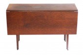 DROP LEAF DINING TABLE, EARLY