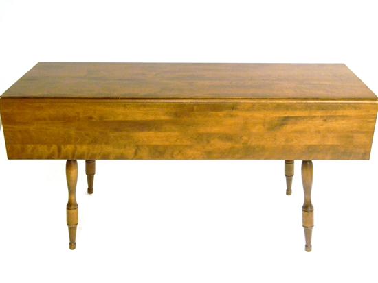 Drop leaf maple harvest table 