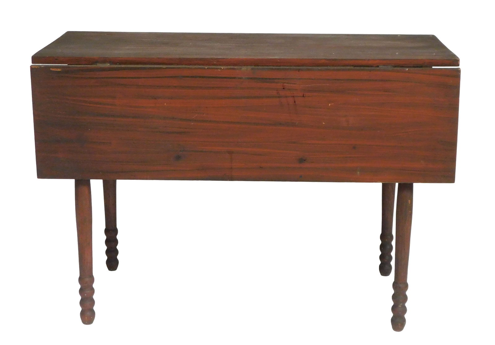 DROP LEAF TABLE, AMERICAN, C. 1830,