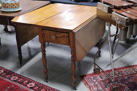 DROP LEAF TABLE. Maple and curly