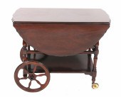 DROP-LEAF TEA TROLLEY SERVING