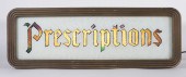 DRUG STORE APOTHECARY LIGHTED