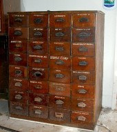 DRUG STORE CABINETCa. 1900- A