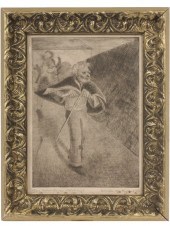 DRYPOINT ETCHING - 'The Advent
