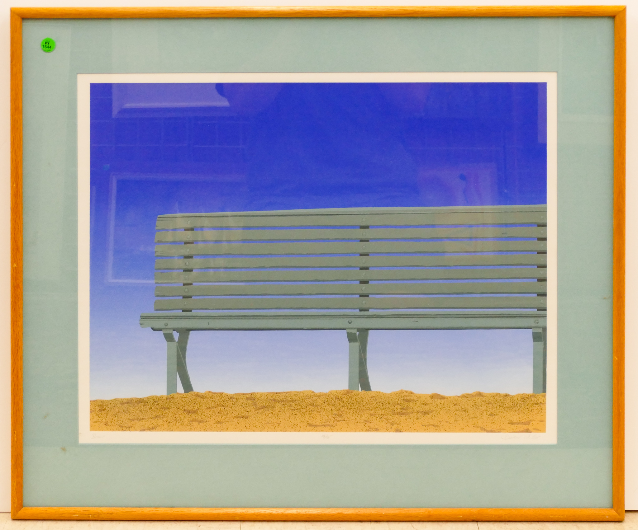Duane Cox ''Bench'' Serigraph