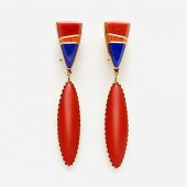 DUANE MAKTIMA HOPI 18K CORAL,
