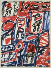 DUBUFFET LITHOGRAPH SITE AVEC