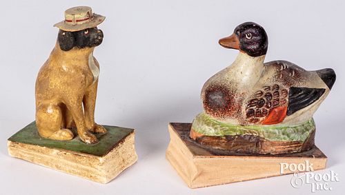 DUCK AND DOG PIP SQUEAK TOYSDuck