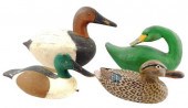 DUCK AND GOOSE WOODEN DECOYS,