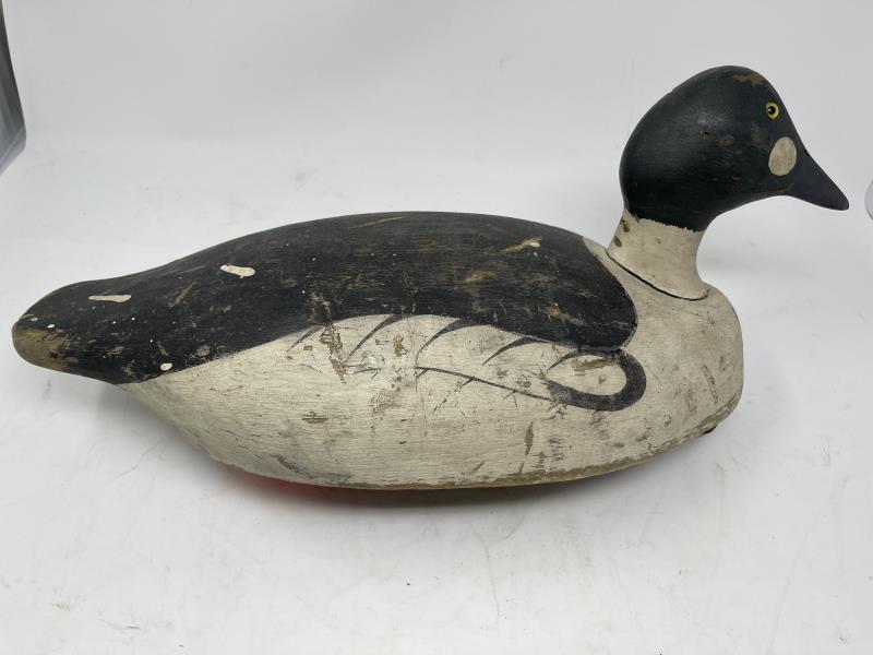 DUCK DECOY STAMPED ON BOTTOM, BY