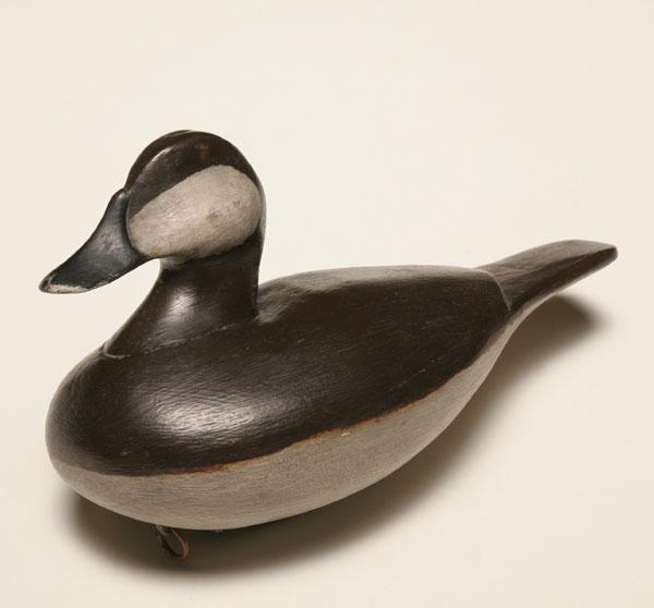 Duck decoy; vintage hand carved and
