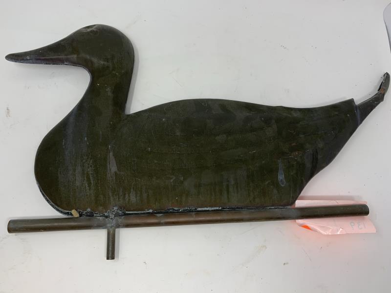 DUCK WEATHERVANE FULL BODY, COPPER,